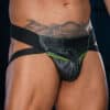 Mr. S Leather Hardline Jockstrap Lime Large