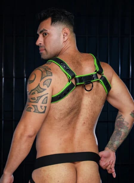 Mr. S Leather Hardline Jockstrap Lime Large