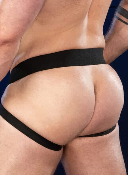 Mr. S Leather Hardline Jockstrap White Small