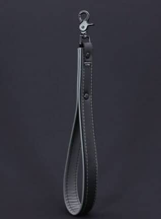 Mr. S Leather Hardline Short Leash Grey