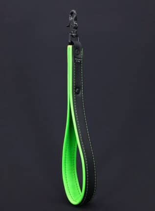 Mr. S Leather Hardline Short Leash Lime