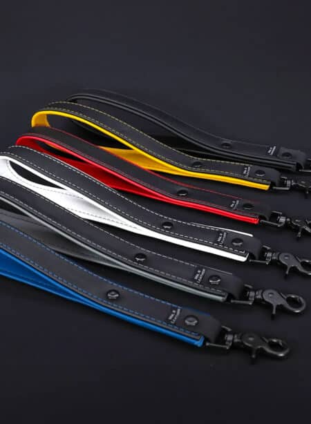 Mr. S Leather Hardline Short Leash Yellow