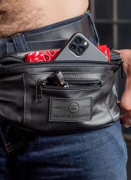 Mr. S Leather Hip Holster Black Small/Medium