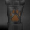 Mr. S Leather Open Paw Puppy Glove Brown