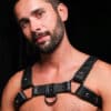 Mr. S Leather Silver Snap Bulldog Harness Extra small/Small