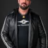 Mr. S Leather Sport Jacket White Large