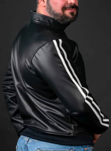 Mr. S Leather Sport Jacket White Large