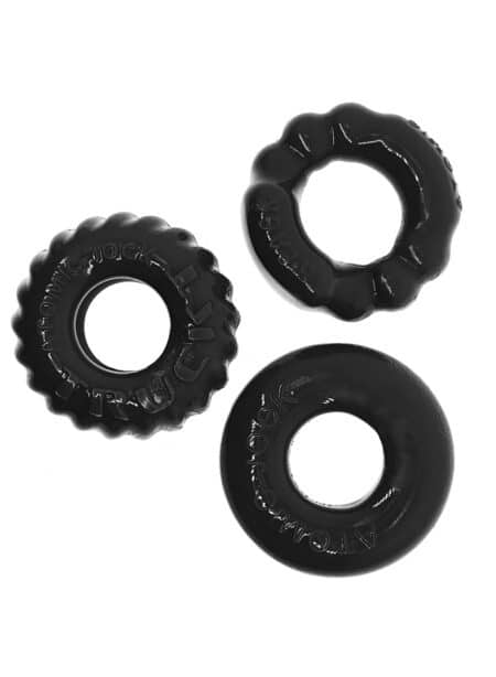 Bonemaker 3 Cock Ring 3-Pack TPR Clear