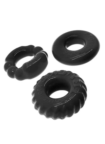 Bonemaker 3 Cock Ring 3-Pack TPR Clear