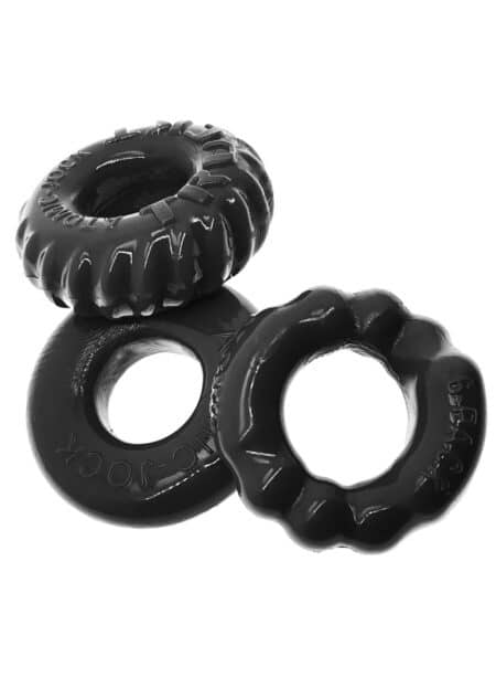 Bonemaker 3 Cock Ring 3-Pack TPR Clear