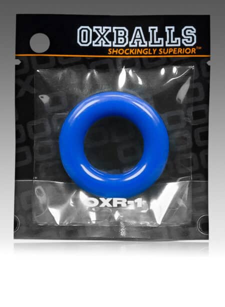 Oxballs Jelly Cock Ring TPR Blue