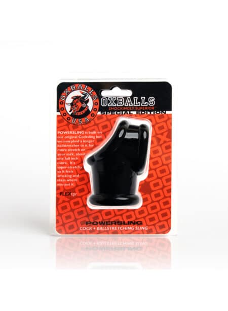 Oxballs Powersling with ball stretcher TPR Black