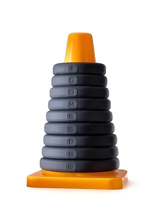 Perfect Fit Play Zone 9 Xact-Fit Rings with Sturdy Cone