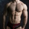 Locker Gear Briefjock with Zipper Red Small