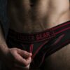 Locker Gear Briefjock with Zipper Red Small
