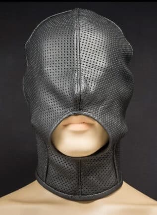 Mr. S Leather Savage Sucks Perforated Hood Large