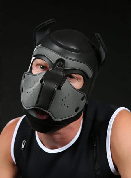 Mr. S Neoprene Puppy Hood Grey Small