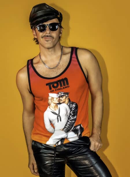 Tom of Finland Slutty Sailor Mesh Tank Top Small