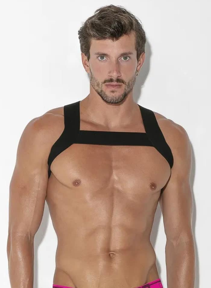 CODE 22 Classic Elastic Harness Black Small