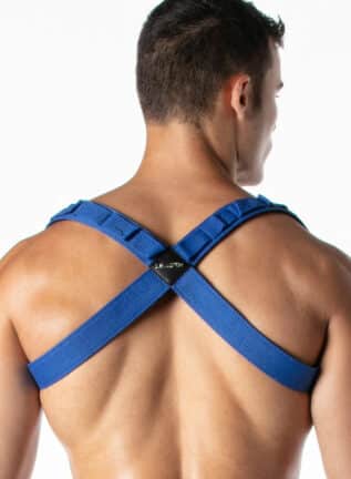 Leader Combat Harness Blue X-Large