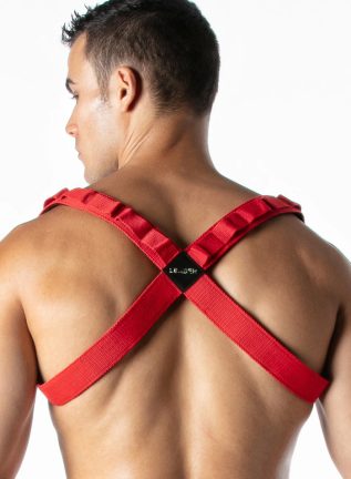 Leader Combat Harness Red Large