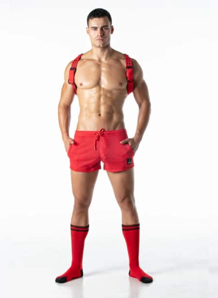 Leader Combat Harness Red Large
