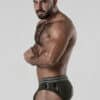 Locker Gear Backroom Bottomless Brief Khaki Small
