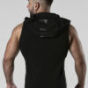 Locker Gear Backroom Sleeveless Hoody White Small