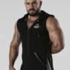Locker Gear Backroom Sleeveless Hoody White Small
