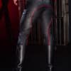 Mr. S Leather Piped Uniform Pant Red Size 34