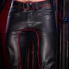 Mr. S Leather Piped Uniform Pant Red Size 34