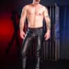 Mr. S Leather Piped Uniform Pant Red Size 34