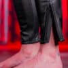Mr. S Leather Piped Uniform Pant Red Size 34