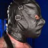 Mr. S Leather Asylum Hood Black
