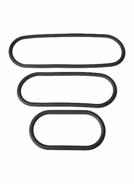 Perfect Fit XPlay 3 Pack Silicone Slim Wrap Ring (9, 12, 15)