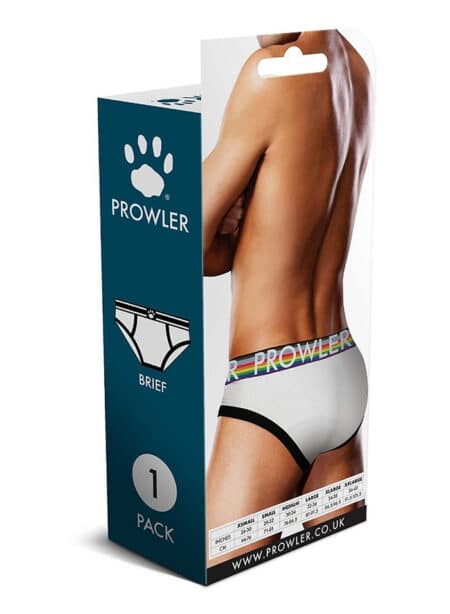 Prowler White Oversized Paw Brief White Small