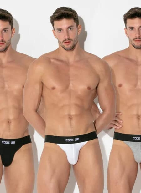 CODE 22 Essential 3-Pack Jockstraps Medium
