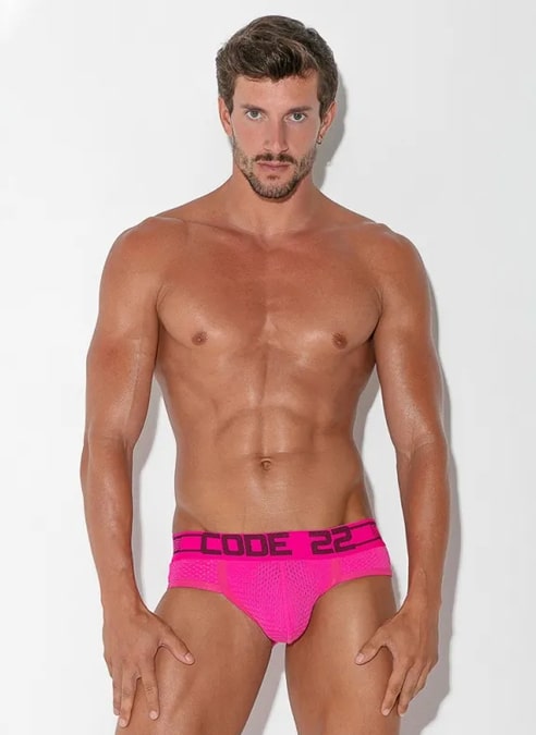 CODE 22 Motion Push-up Brief Pink Medium