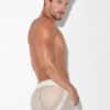 CODE 22 Openwork Jacquard Short Off-White Medium