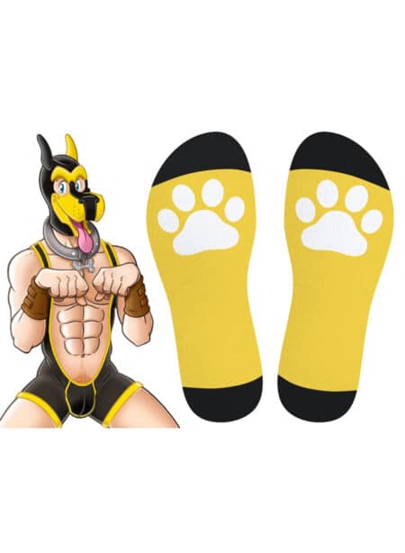 Kinky Puppy GOOD BOY High Socks Black