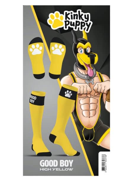 Kinky Puppy GOOD BOY High Socks Black