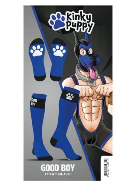 Kinky Puppy GOOD BOY High Socks Black