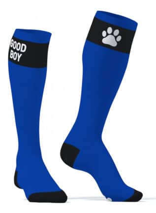 Kinky Puppy GOOD BOY High Socks Black