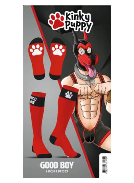 Kinky Puppy GOOD BOY High Socks Black