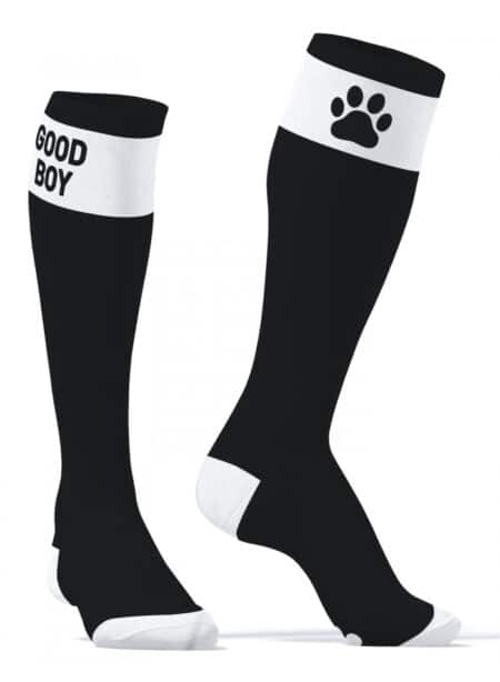 Kinky Puppy GOOD BOY High Socks Black