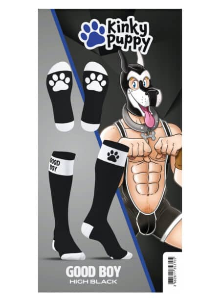 Kinky Puppy GOOD BOY High Socks Black