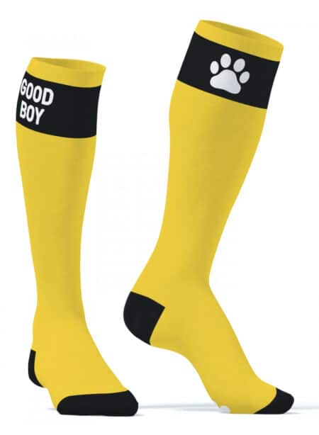 Kinky Puppy GOOD BOY High Socks Black