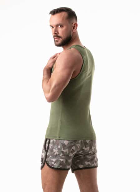 Leader G.I. Army Tanktop Khaki Small