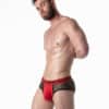 Leader Loaded Brief Red Small