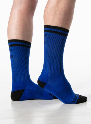 Leader Loaded Soccer Socks Blue Small/Medium
